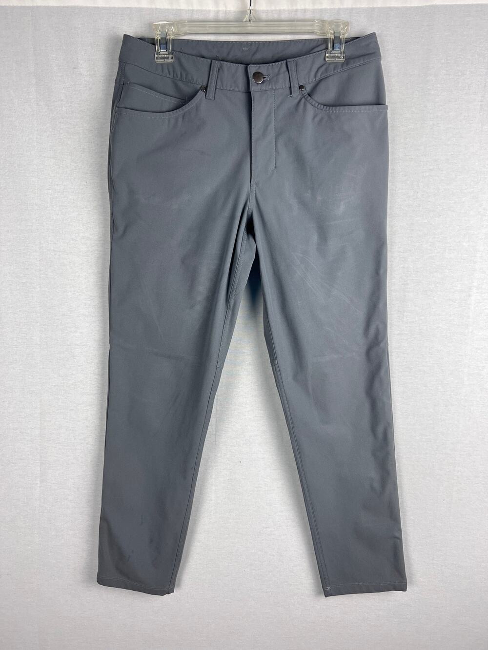 Lululemon Pants Mens 31 ABC Slim Asphalt Gray Warpstreme Performance Work Career